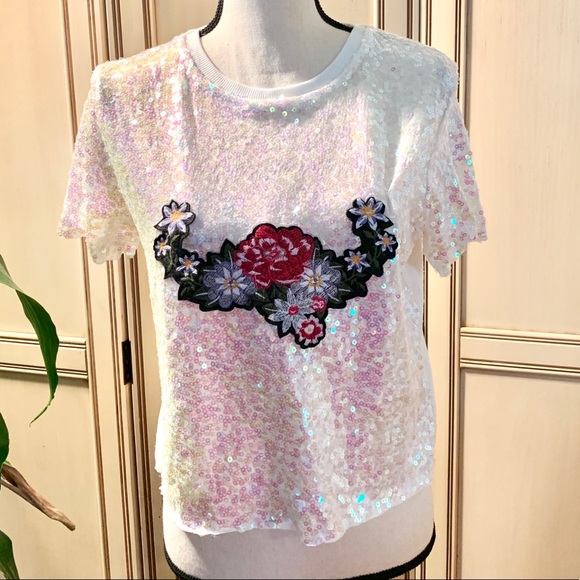 Zara Tops - 3/$20 Zara Trafaluc sequins top